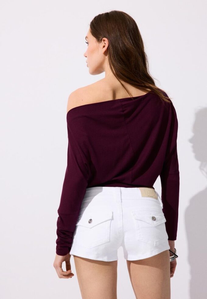 Tricou asimetric din modal Tricou asimetric din modal