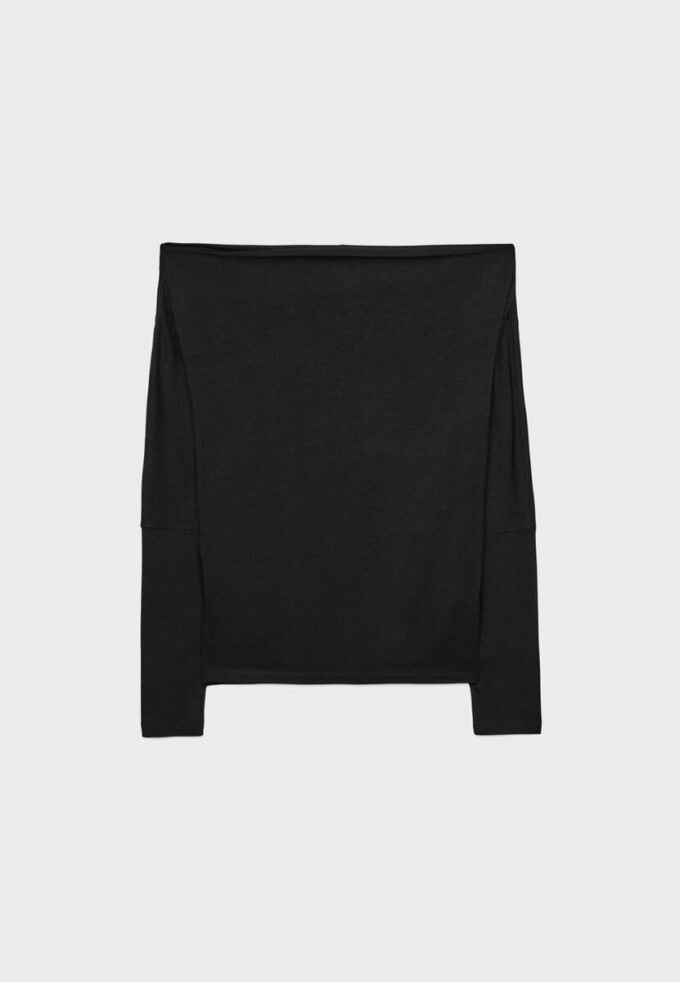 Tricou asimetric din modal Tricou asimetric din modal