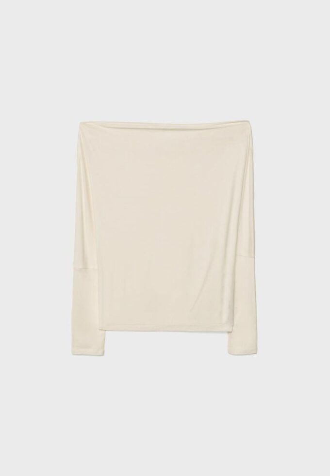 Tricou asimetric din modal Tricou asimetric din modal