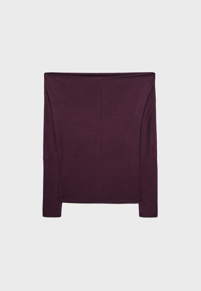 Tricou asimetric din modal Tricou asimetric din modal