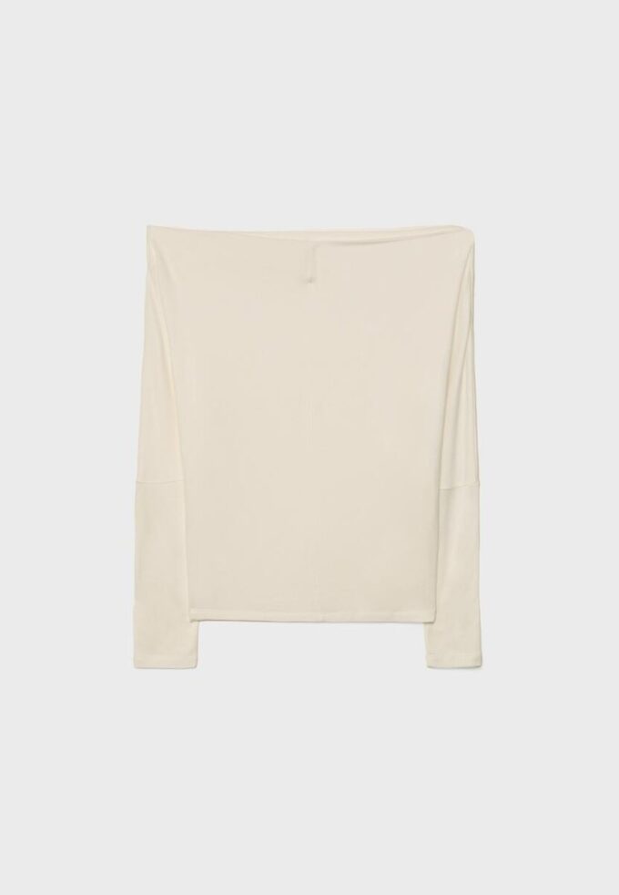 Tricou asimetric din modal Tricou asimetric din modal