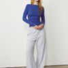 Tricou cu mâneci lungi și drapaj Tricou cu mâneci lungi și drapaj