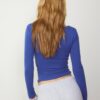 Tricou cu mâneci lungi și drapaj Tricou cu mâneci lungi și drapaj
