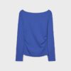 Tricou cu mâneci lungi și drapaj Tricou cu mâneci lungi și drapaj
