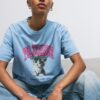 Tricou cu mâneci scurte, cu imprimeu și aplicație Tricou cu mâneci scurte, cu imprimeu și aplicație
