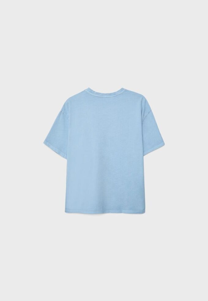 Tricou cu mâneci scurte, cu imprimeu și aplicație Tricou cu mâneci scurte, cu imprimeu și aplicație