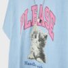 Tricou cu mâneci scurte, cu imprimeu și aplicație Tricou cu mâneci scurte, cu imprimeu și aplicație