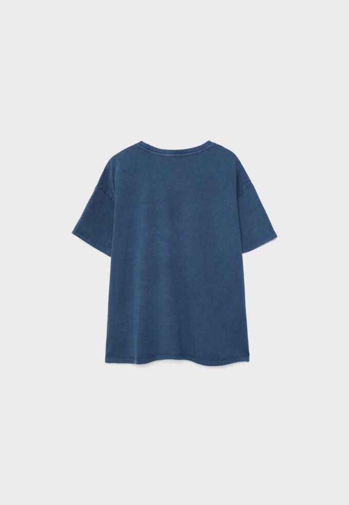 Tricou cu mâneci scurte, cu imprimeu și aplicație Tricou cu mâneci scurte, cu imprimeu și aplicație