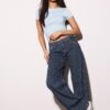 Tricou cu mâneci scurte și drapaj lateral Tricou cu mâneci scurte și drapaj lateral