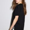 Tricou cu mâneci scurte și tiv din dantelă Tricou cu mâneci scurte și tiv din dantelă