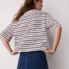 Tricou cu mâneci scurte în dungi