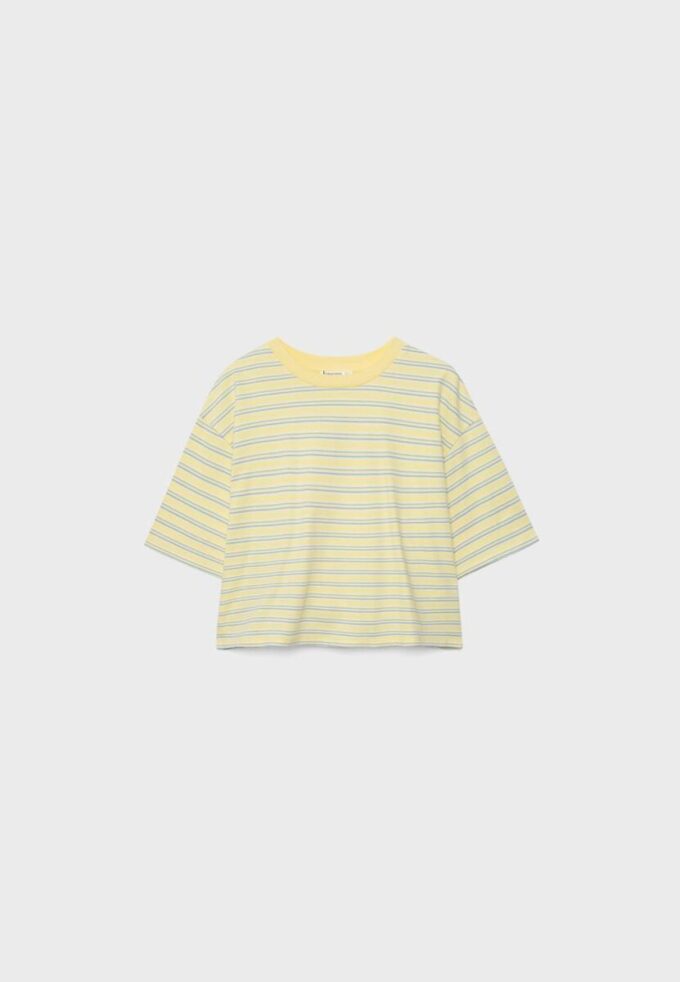Tricou cu mâneci scurte în dungi