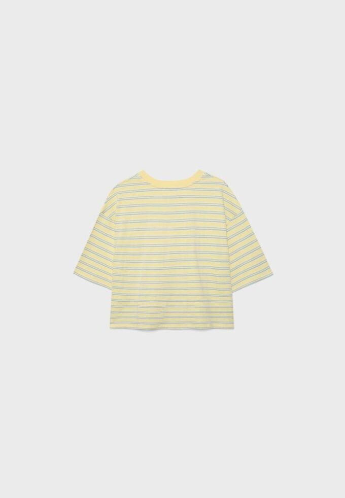 Tricou cu mâneci scurte în dungi