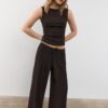 Tricou cu textură și pliuri Tricou cu textură și pliuri