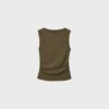 Tricou cu textură și pliuri Tricou cu textură și pliuri
