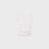 Tricou de bază ajustat cu volane Tricou de bază ajustat cu volane
