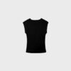 Tricou de bază ajustat cu volane Tricou de bază ajustat cu volane