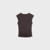 Tricou de bază ajustat cu volane Tricou de bază ajustat cu volane