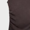 Tricou de bază ajustat cu volane Tricou de bază ajustat cu volane