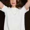 Tricou de bază cu croială regular și material gros Tricou de bază cu croială regular și material gros