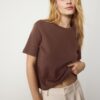 Tricou de bază cu croială regular și material gros Tricou de bază cu croială regular și material gros