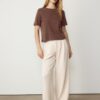 Tricou de bază cu croială regular și material gros Tricou de bază cu croială regular și material gros