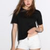 Tricou de bază cu croială regular și material gros Tricou de bază cu croială regular și material gros