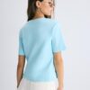 Tricou de bază cu croială regular și material gros Tricou de bază cu croială regular și material gros