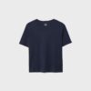 Tricou de bază cu croială regular și material gros Tricou de bază cu croială regular și material gros