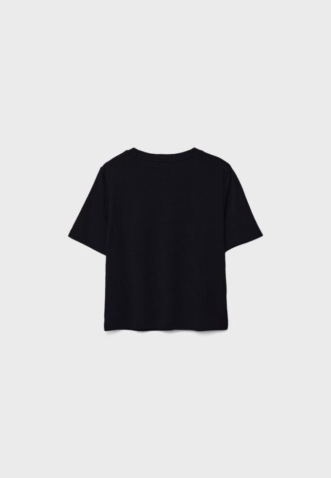 Tricou de bază cu croială regular și material gros Tricou de bază cu croială regular și material gros