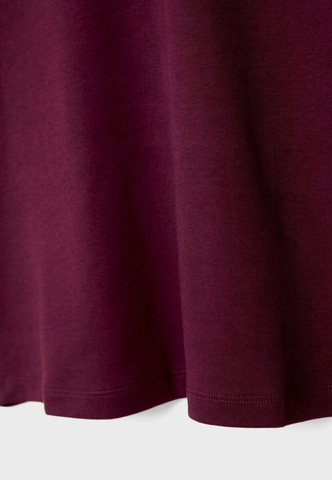 Tricou de bază cu croială regular și material gros Tricou de bază cu croială regular și material gros