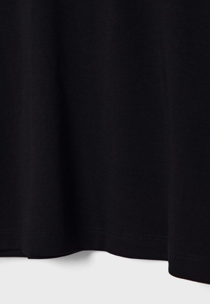 Tricou de bază cu croială regular și material gros Tricou de bază cu croială regular și material gros