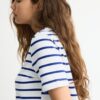 Tricou de bază cu dungi, croială regular, din material gros Tricou de bază cu dungi, croială regular, din material gros
