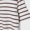 Tricou de bază cu dungi, croială regular, din material gros Tricou de bază cu dungi, croială regular, din material gros