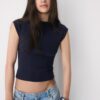 Tricou de bază cu guler barcă