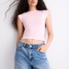 Tricou de bază cu guler barcă