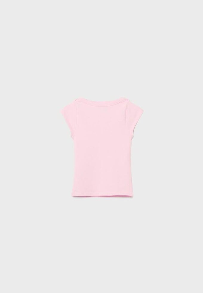 Tricou de bază cu guler barcă