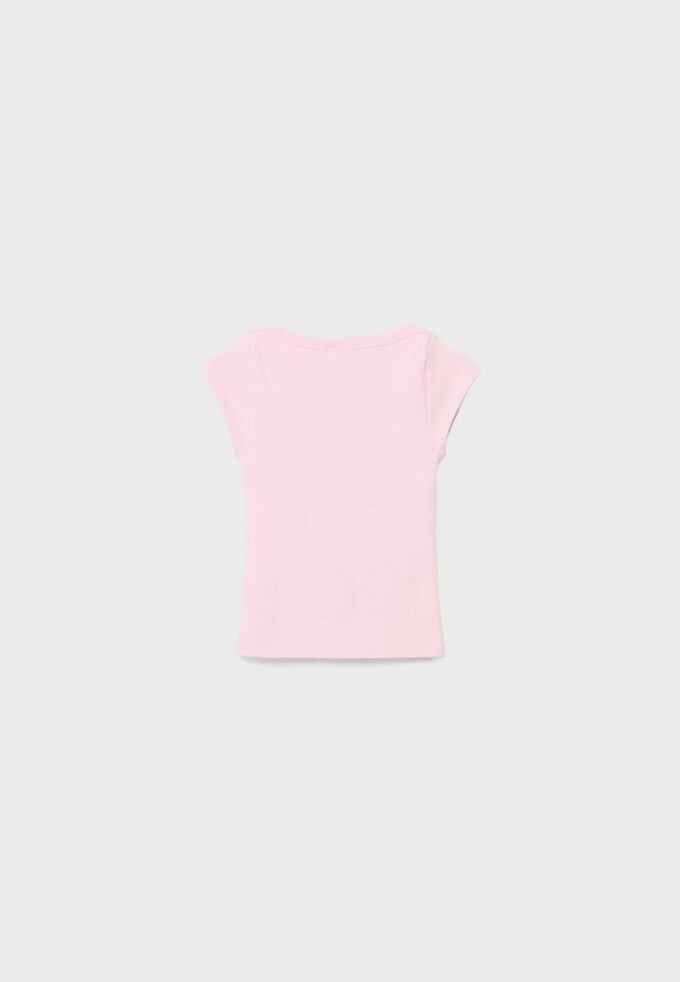 Tricou de bază cu guler barcă