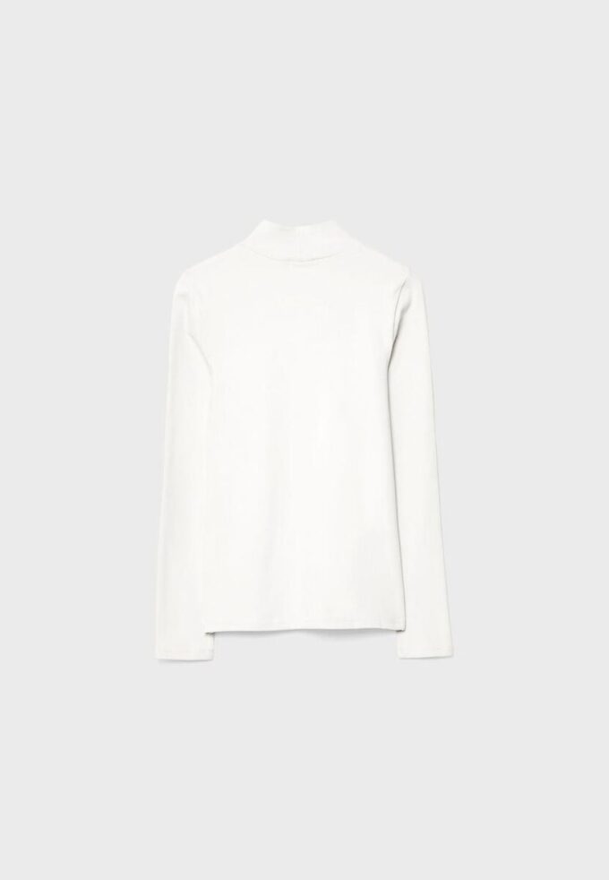 Tricou de bază cu guler înalt Tricou de bază cu guler înalt