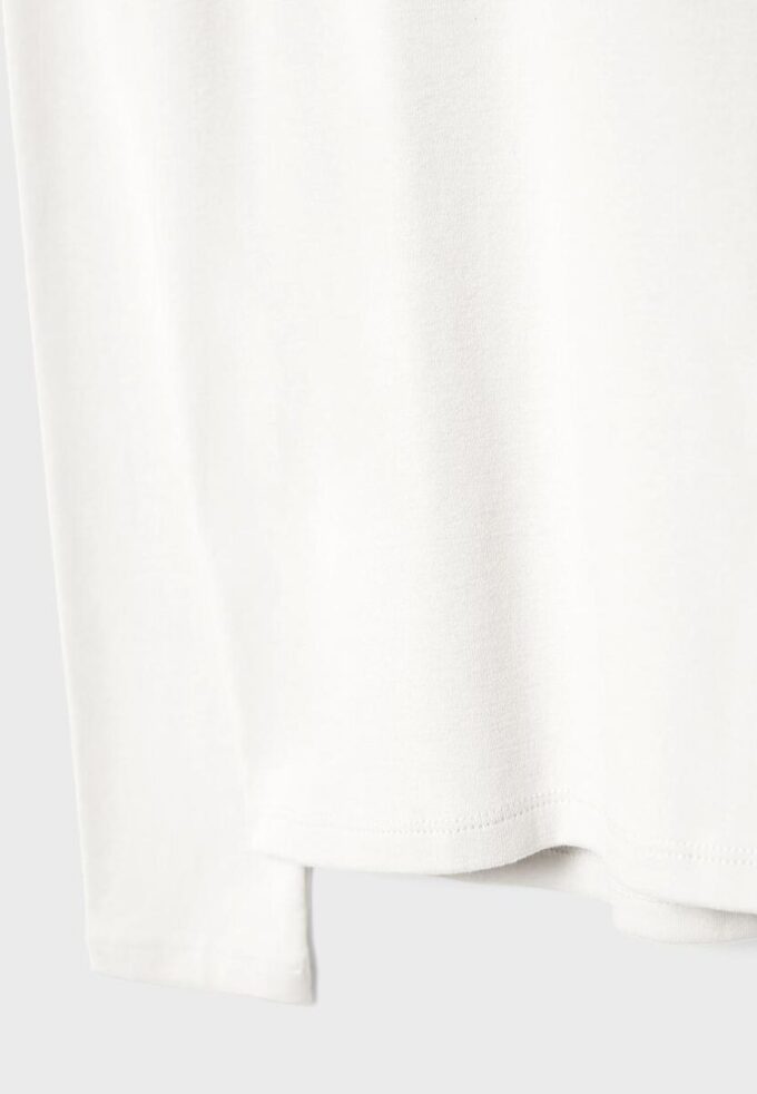 Tricou de bază cu guler înalt Tricou de bază cu guler înalt