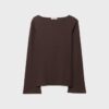 Tricou de bază cu mâneci clopot