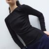 Tricou de bază cu mâneci lungi Tricou de bază cu mâneci lungi