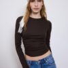 Tricou de bază cu mâneci lungi Tricou de bază cu mâneci lungi