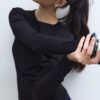 Tricou de bază cu mâneci lungi Tricou de bază cu mâneci lungi