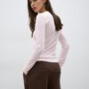 Tricou de bază cu mâneci lungi Tricou de bază cu mâneci lungi
