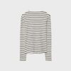 Tricou de bază cu mâneci lungi și dungi Tricou de bază cu mâneci lungi și dungi