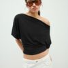 Tricou de bază cu mâneci lăzare Tricou de bază cu mâneci lăzare