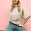 Tricou de bază cu mâneci lăzare Tricou de bază cu mâneci lăzare