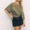 Tricou de bază cu mâneci lăzare Tricou de bază cu mâneci lăzare