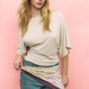 Tricou de bază cu mâneci lăzare Tricou de bază cu mâneci lăzare